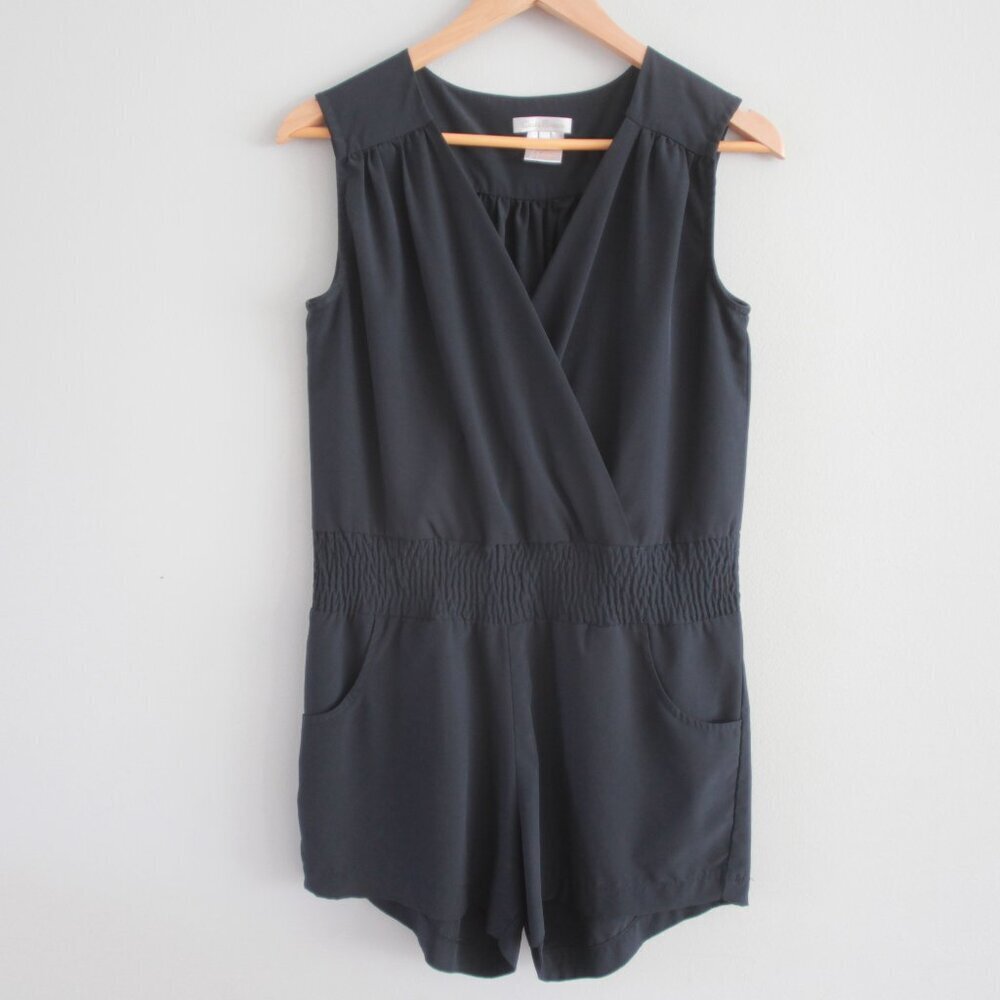 Costa Blanca Black Romper Size Small Petite